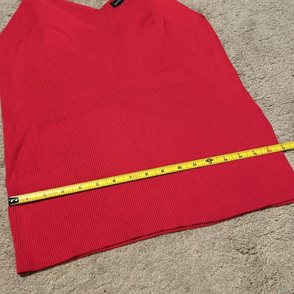 NWOT Banana Republic Red Light Sweater Tank- Size L - Picture 14 of 16